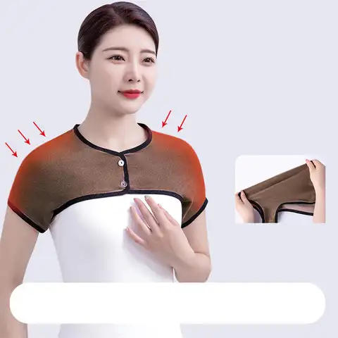 1PC 뒤로 보호대 어깨 따뜻한 랩 뒤로 지원 남성 여성 중괄호 패드 가드 회전 커프 어깨 만성 염증 완화