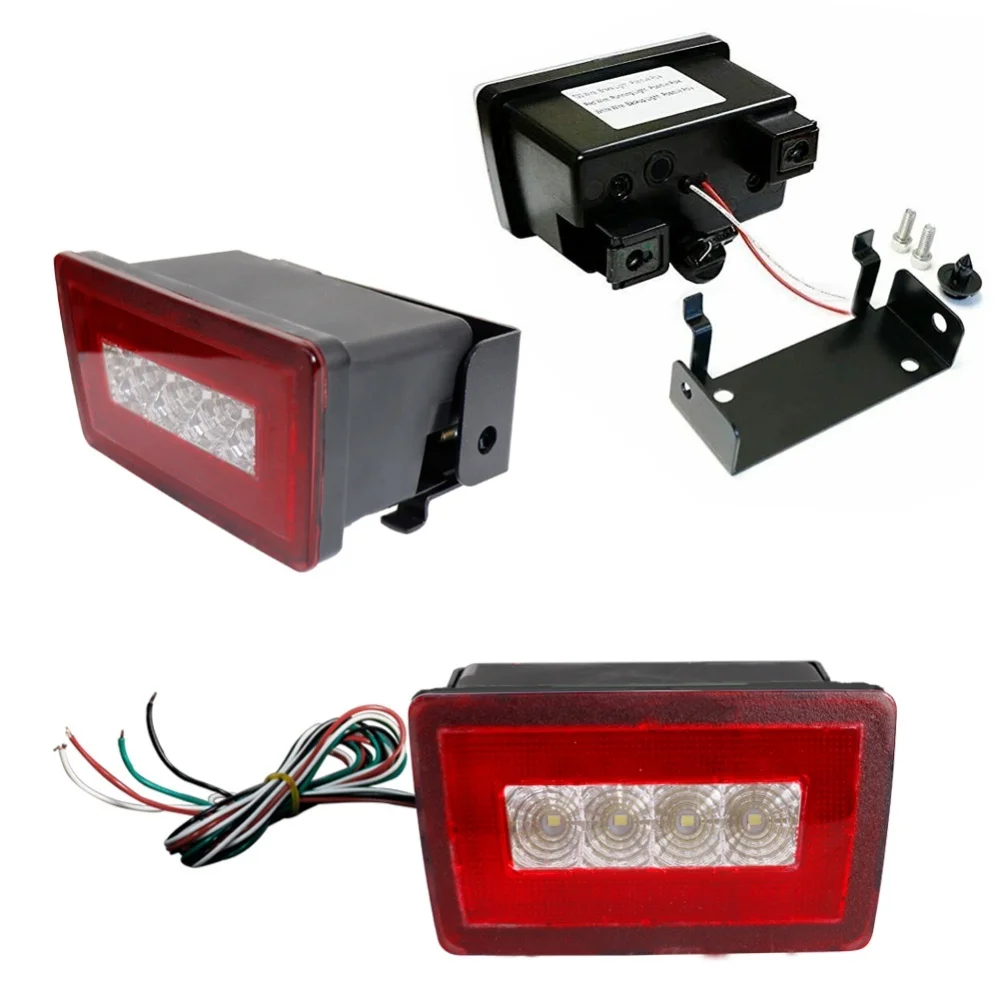 3-in-1 Red LED Car Rear Fog Light Tail/Brake Light & White Backup Reverse Light For Subaru WRX/STI Impreza XV Crosstrek 12V
