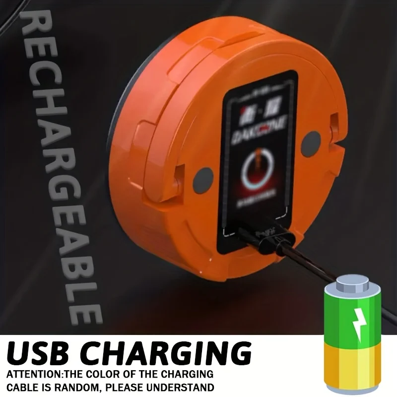 Rechargeable Mini COB Portable Lantern Outdoor Super Bright Floodlight 3 Modes Emergency Lighting Tail Magnet Work Light