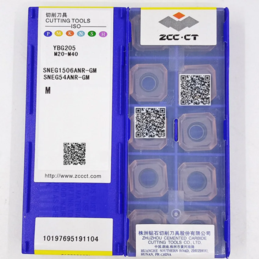 

SNEG1506ANR-GM YBG205/SNEG1506ANR-GR YBG205/SNEG1506ANR-GM YBM253/SNEG1506ANR-GR YBM253 ZCC.CT CNC carbide inserts 10pcs/box