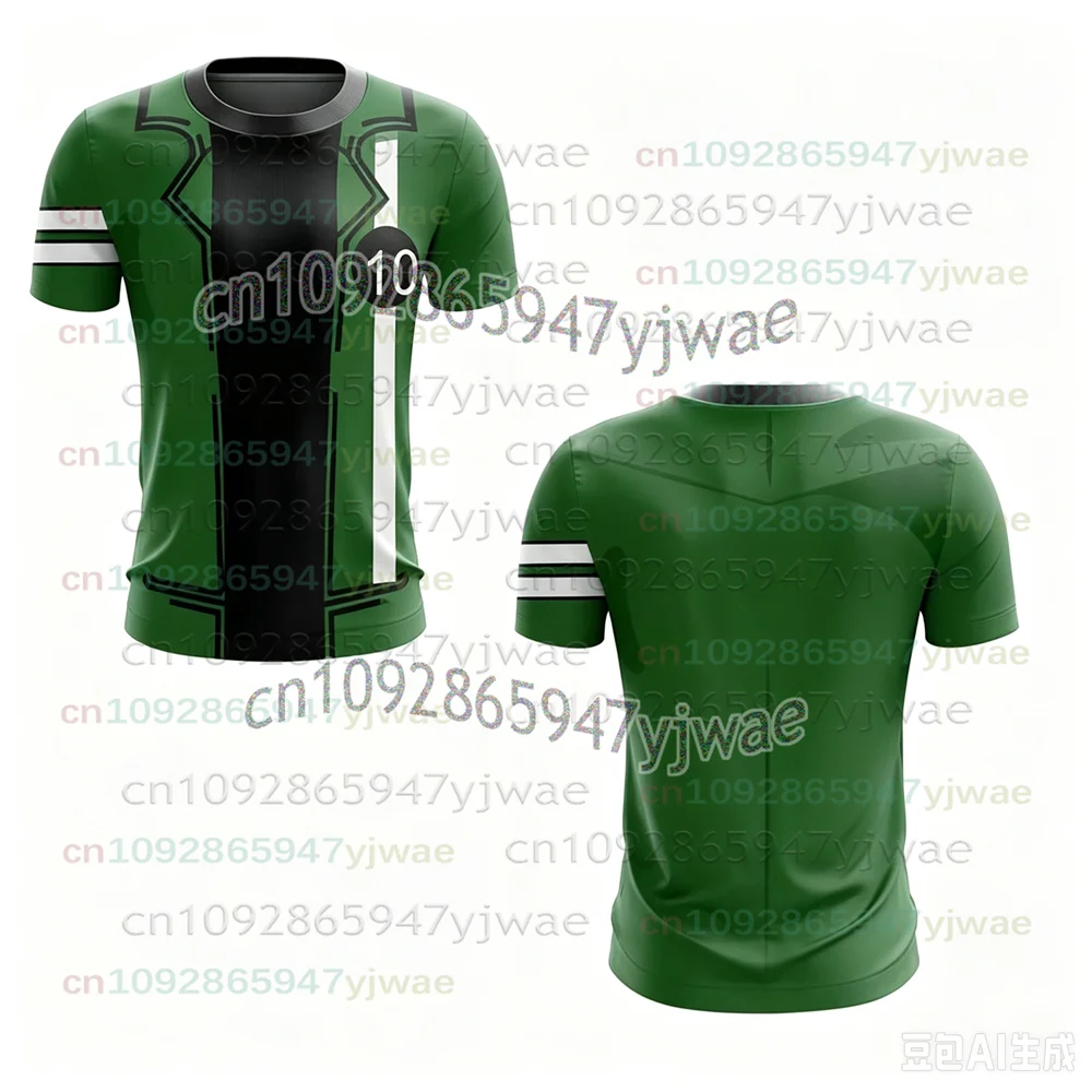 Amerikanische Anime Omnitrix Ben10 Cosplay T-Shirts 3D Ben Tennyson Druck Kinder Cartoon T-Shirt Sommer Erwachsene Harajuku Kurzarm Y2k Oberteile – Detail 11