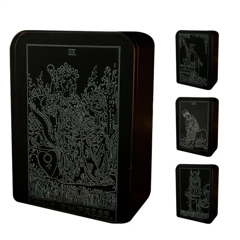 Storage Box for Tarot Cards Dustproof Card Storage Box Damp-Proof Trinket Display Box Small Jewelry Organizer Anime Card