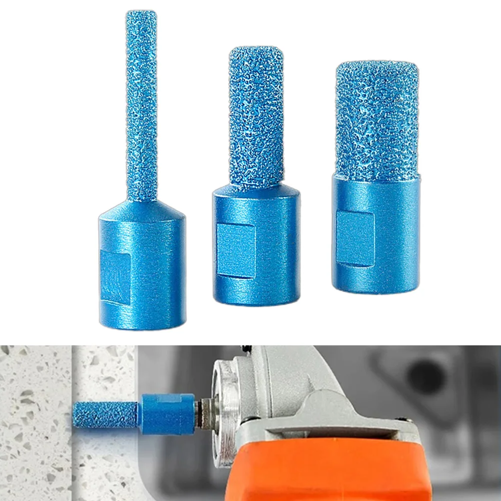 1PC 6/10/15mm M10 Thread Vaccum Brazed Diamond Finger Bit Milling Cutter For Ceramic Tile Granite Marble Milling Cutting