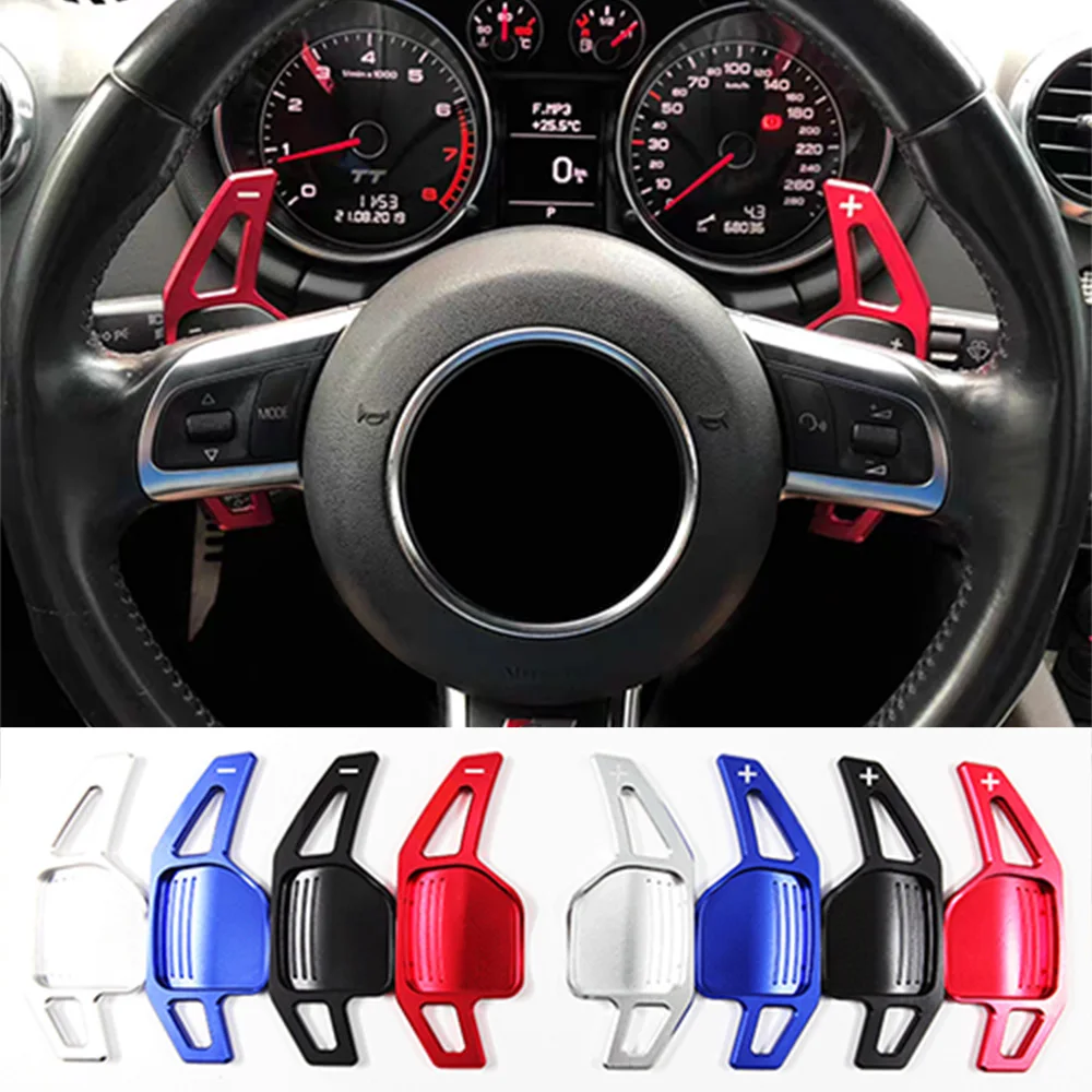 For Audi TT TTS MK2 8J A5 S5 Coupe A4 B8 A3 8P S3 Q5 A8 R8 Sportback Quattro Sline Car Steering Wheel DSG Shift Paddle Extension