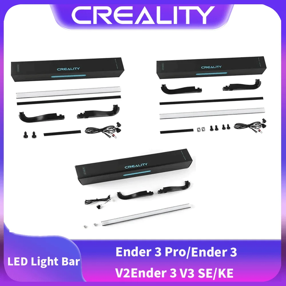 

Creality Ender 3 S1 LED Light Kit 24V 5W Original 3D Printer Parts LED Light Bar for Ender 3 Pro / Ender 3 V2 / Ender 3 V3 SE