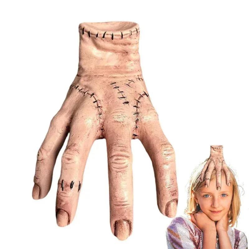 AA ★ COS familia látex adorno de mano estatuilla de escritorio Adams película Halloween juguete artesanía escultura decoración del hogar regalos nuevo 2025