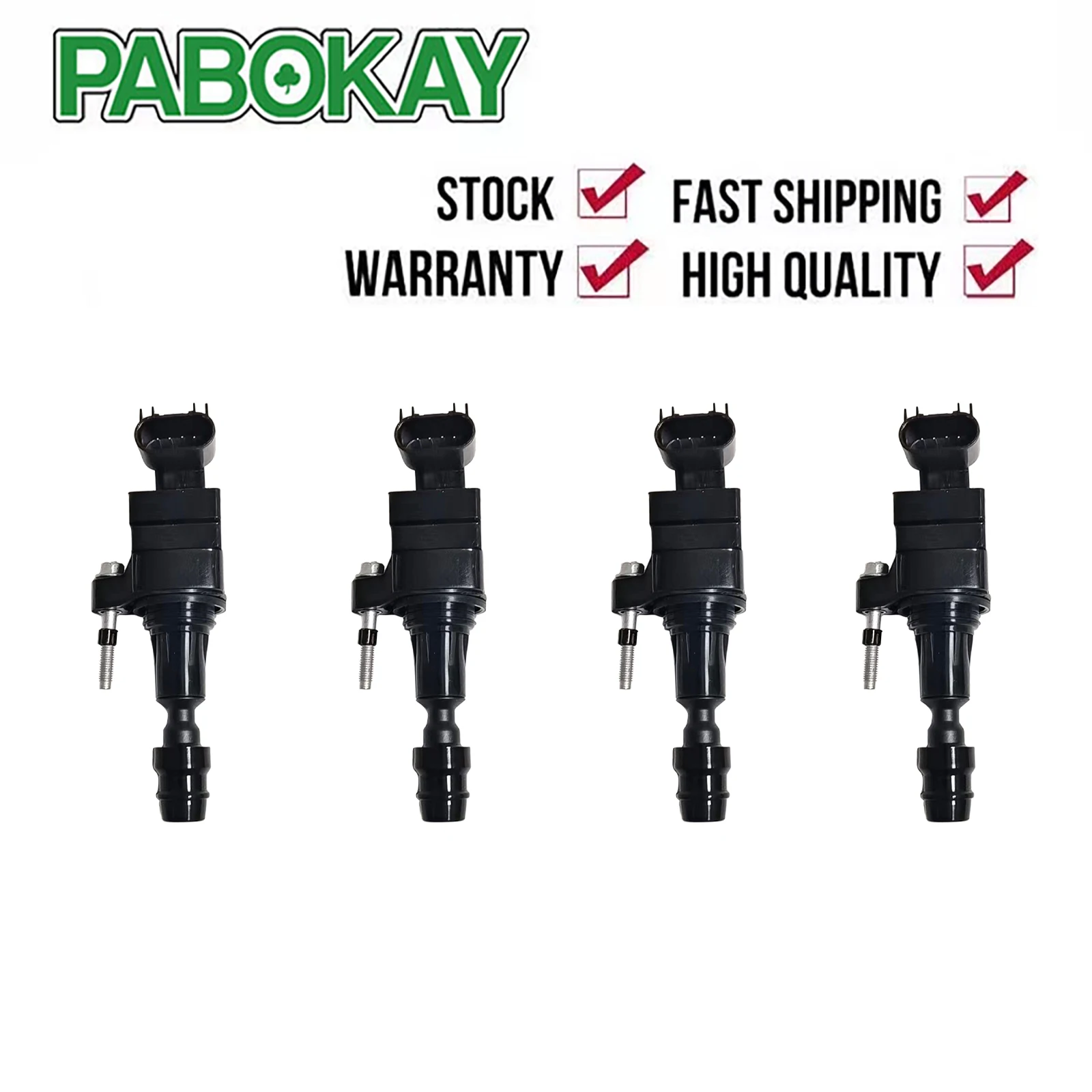 

Set of 4 Ignition Coil for Saturn Chevrolet Cobalt HHR Ion-3 C1552 UF-491 D517A 5C1609 E991 52-1850 UF491 12578224 12629646