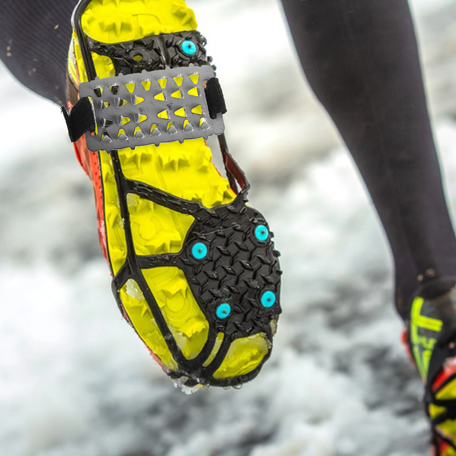 

Snow Shoe Ice Gripper Durable Non-Slip Spike for Climbing Hiking Outdoor Supplies Anti-Skid Shoe Covers Shoes Ice Grippers