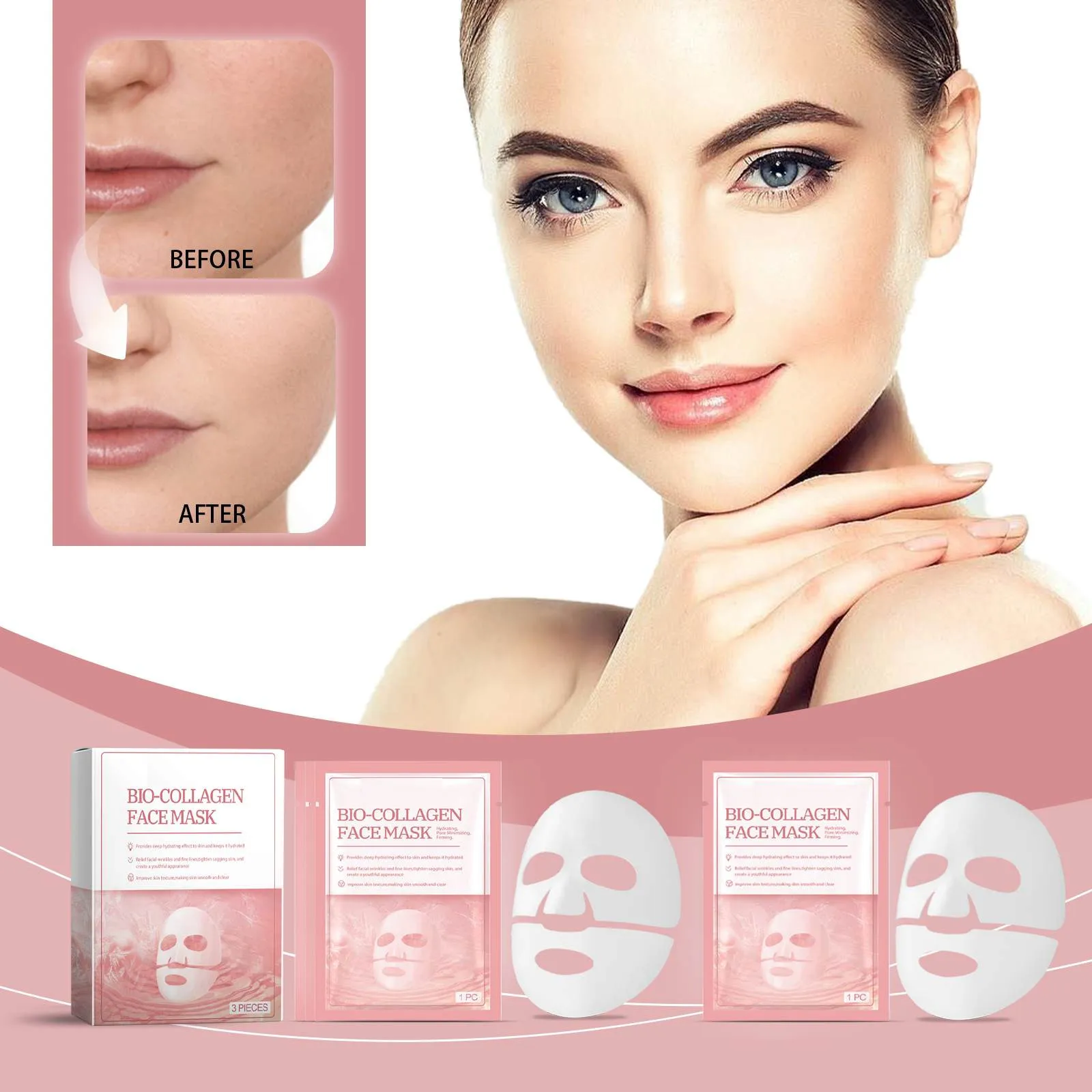 Collagen Mask Deep Moisturizing Mask Night Moisturizing Mask Lock Moisture And Moisturize The Skin10ml Collagen Mask Deep Moistu