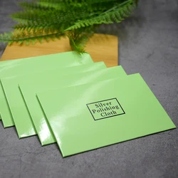 Wholesale Price 2pcs/5pcs/10pcs Silver Cleaning Cloth Women 925 Sterling Silver Jewelry Polishing Cloth