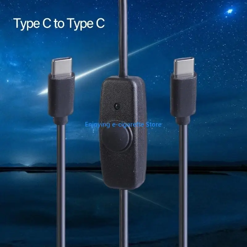 USB-C-Stecker auf Stecker, Schaltsteuerkabel, 20 W, Schnelllade-Verlängerungskabel, Y4QF – Detail 9