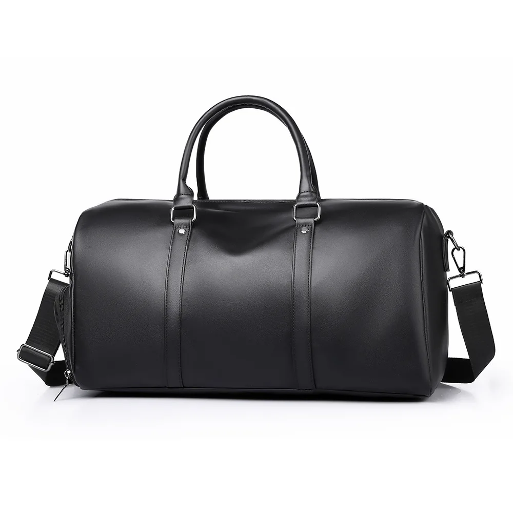 

New Business-style Men's Handbag - Large Capacity Crossbody Bag with Separate Dry and Wet Compartments, Waterproof Fitness Bag