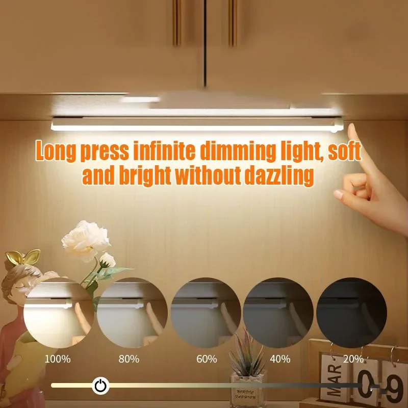 Intelligent Automatic Wireless Strip Human Body Induction Magnetic Suction Charging Night Light Multi Specification Lights