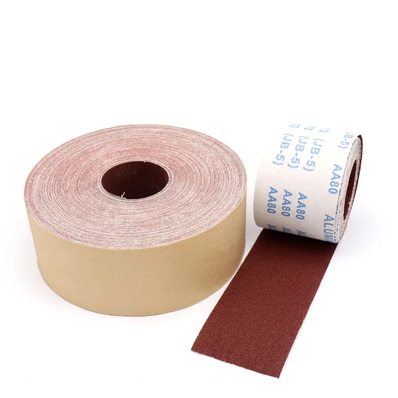 1PCS Sandpaper Roll Cloth Sanding Abrasive Sheets 80 120 180 240 600 800Grit Woodworking Furniture Abrasive Metal Sanding