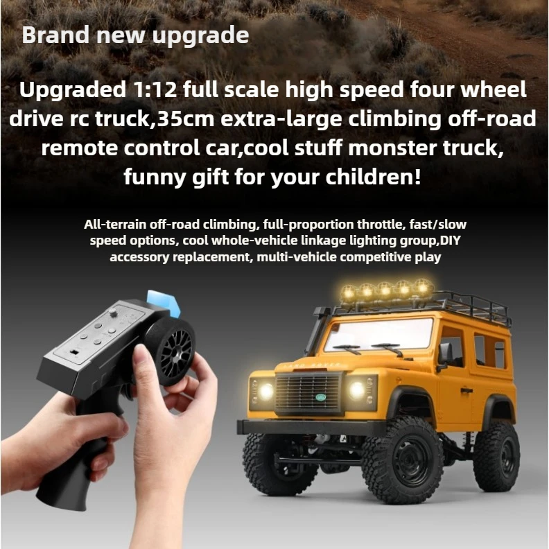 

Cool Stuff Rc Cars Funny Gift-1:12 Full-scale 4WD Rc Drift Car,Remote Control Car Model,Climbing Off-road Rc Truck,Toys for Boys