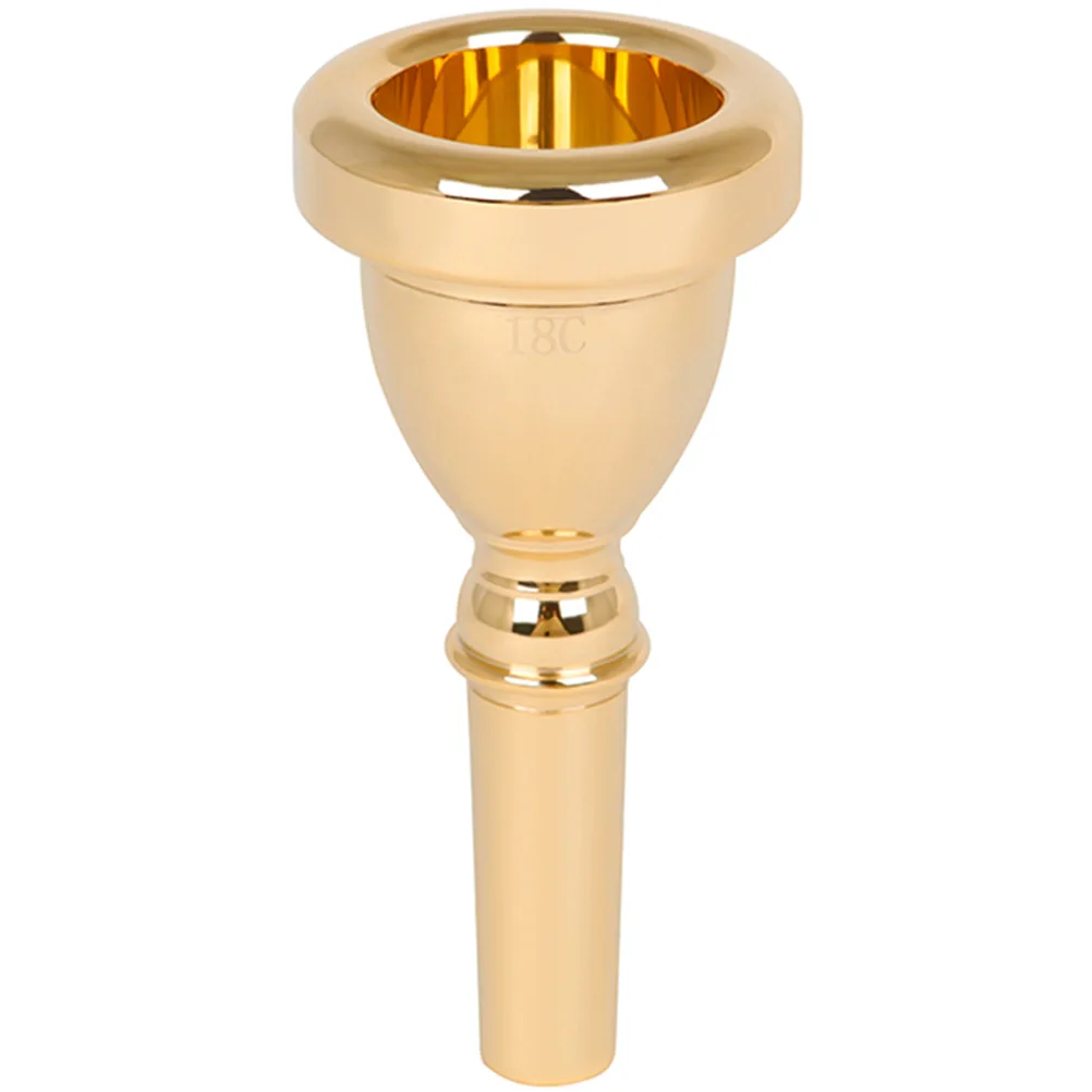 

Brass Tuba Mouthpiece 14mm Large Size Replacement Part Musical Instrument Accessory for Beginners Resonant Tone