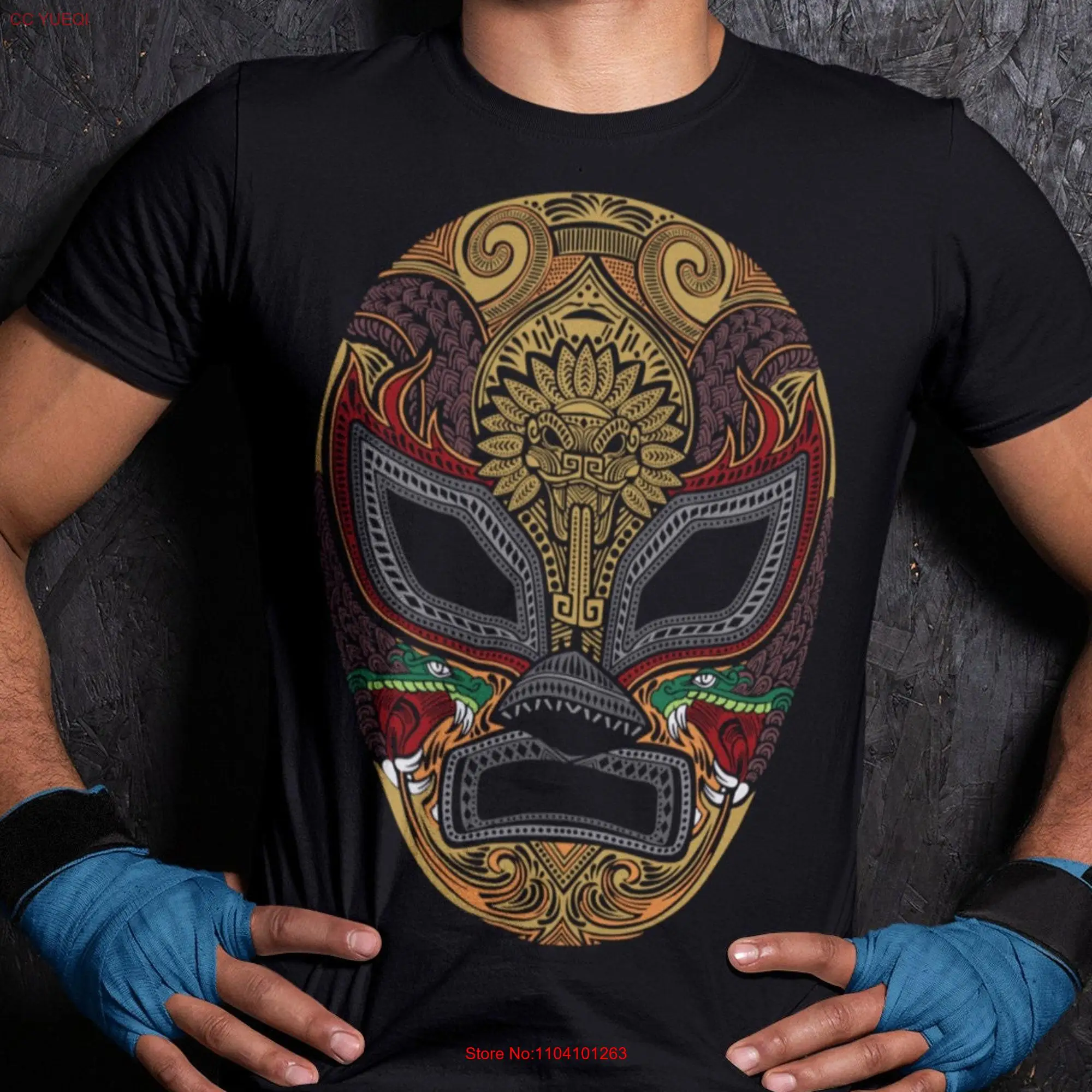 Wrestling gifts wrestler shirt lucha libre mask mexican T culture mexico shirts long or short sleeves