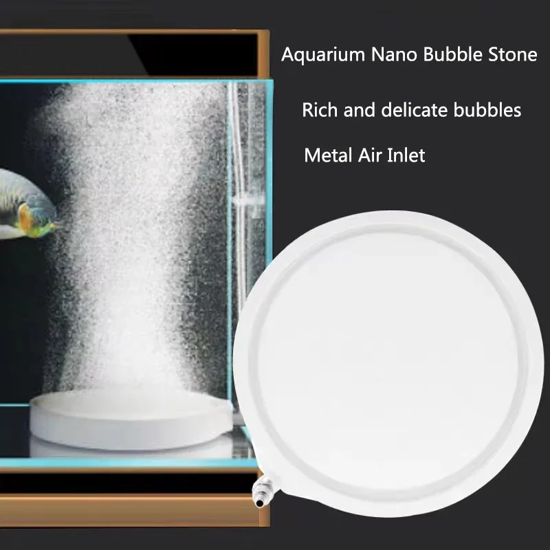 10/13/15cm Fish Tank Aquarium Nano Air Stone Oxygen Aerator Increasing Air Bubble Pond Pump Hydroponic Oxygen Accessories Hot