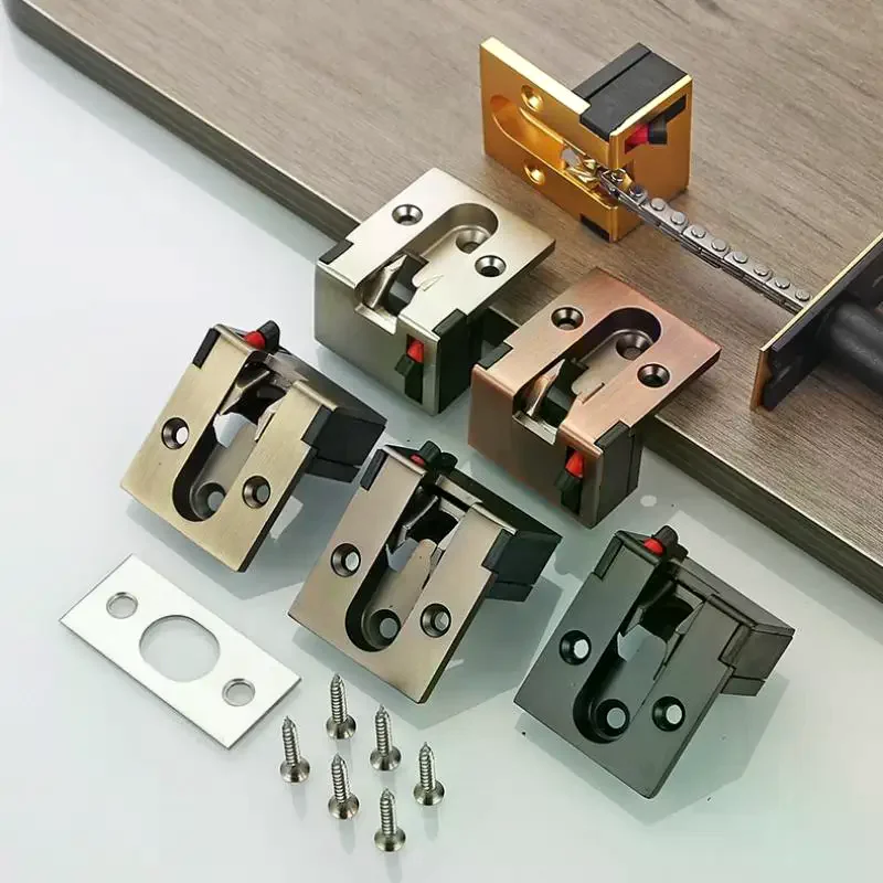 Enhanced Protection Alloy Door Lock with Hidden Chain for Hotel Bedroom Safety