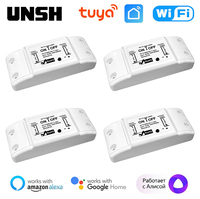 Tuya Smart WiFi Switch Mini Smart Breaker Smart Life Wireless Remote Control Works With Alexa Google Home Yandex Alice