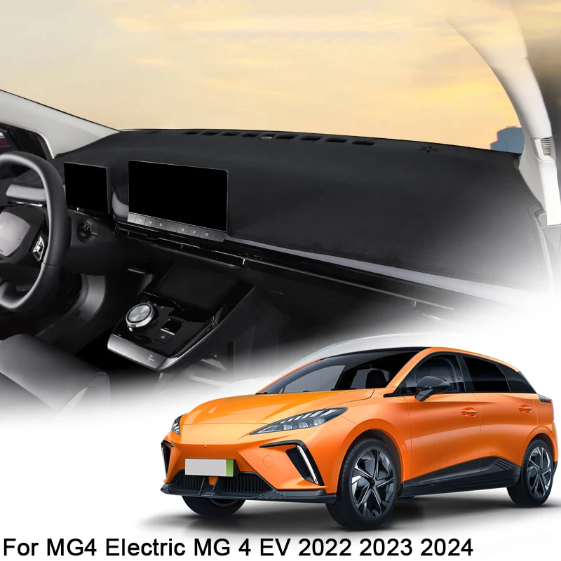

For MG4 Electric MG 4 EV 2022 2023 2024 Car Dashboard Protective Mat Shade Cushion Pad Rose Carpet Mat Cover Auto Accessories