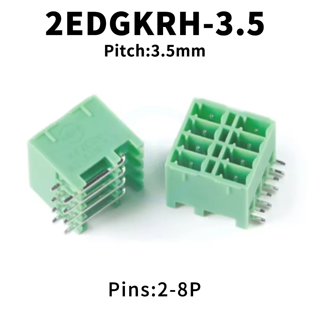 (10 pcs) KF 2EDGKRH-3.5mm - 2 * 2P 3P 4P 5P 6P 8P Pluggable Connector Terminal Block 3.5mm Pitch 2EDGKRH 3.5 2*2~8P
