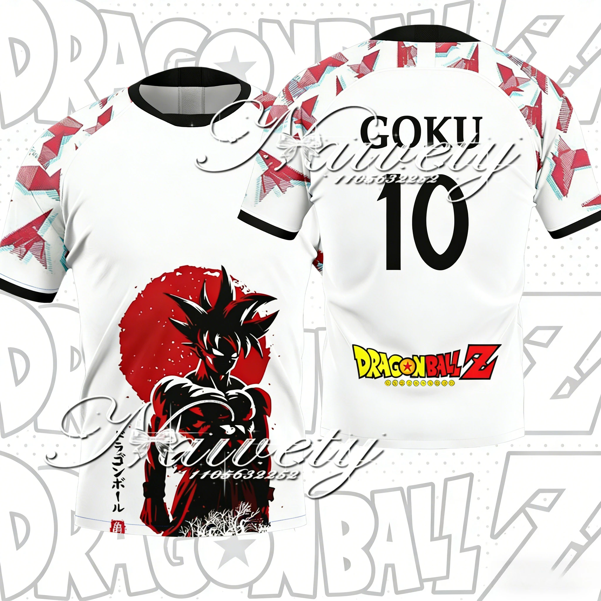 2026 Summer Dragon Ball Goku Japanese Ink Retro Quick Dry Sports T-Shirt Adult Kids Oversized Sweat-Wicking Short Sleeve Tee