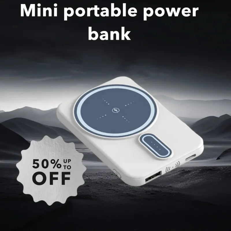 

MagSafe Magnetic Wireless Power Bank For Apple Mini Portable Power Bank