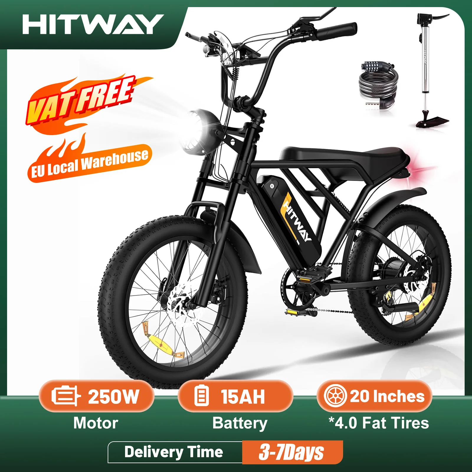 HITWAY BK29M E Bike Electric Bicycle for Adults 20