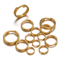 50-100pcs Stainless Steel Double Loops Open Jump Rings Gold Split Rings Connectors for DIY Jewelry Making Findings Wholesale