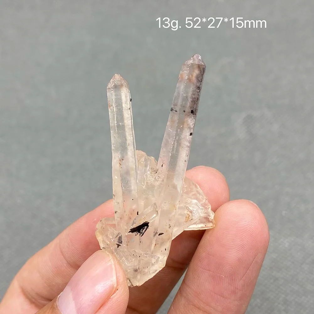 100% Natural Specular hematite and crystal symbiosis mineral specimen crystal stones and crystals quartz healing crystal