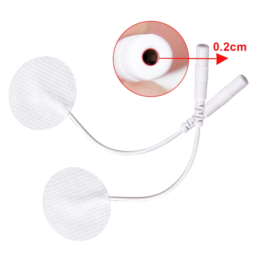 3cm Round Electrode Pads Non-woven Fabric Gel Sticker for TENS EMS Digital Therapy Massager Electric Muscle Stimulator Massage