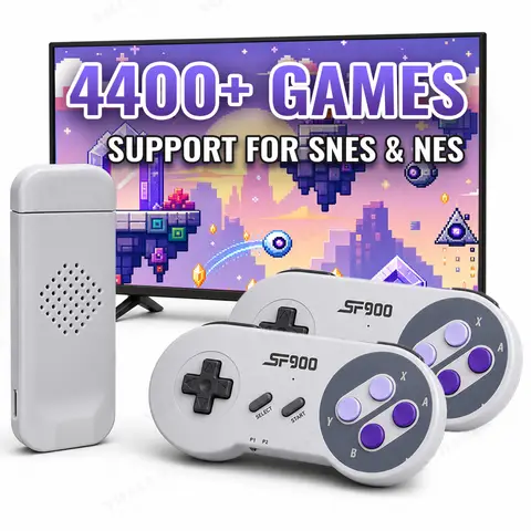 16-bit Mini Everdrive Wireless Retro Video Games Portatil TV Game Stick Console For Super SNES NES SFC Console Gifts for Family
