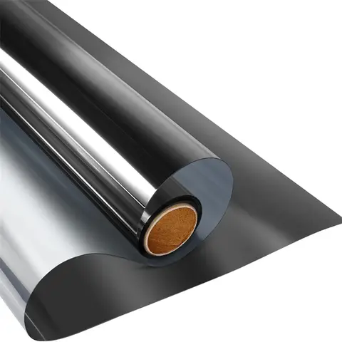 Película de espejo para ventana, Control de calor decorativo, bloqueo solar, cubierta de ventana para puerta, privacidad diurna, no estática