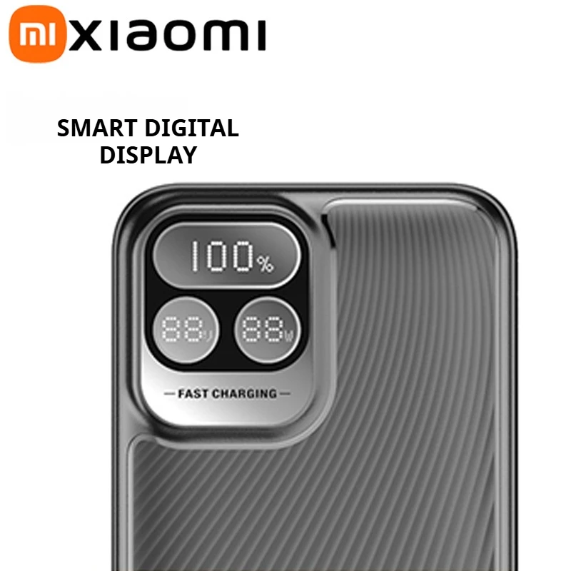 Xiaomi 10000mAh Portable Fast Charger Power Bank PD20 22.5W LCD Display With Type-C & USB-A Power Bank For Iphone Samsung Xiaomi
