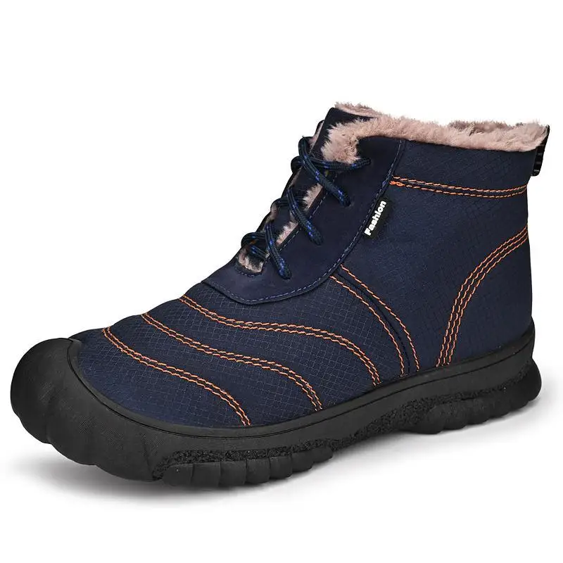 Latest Fashion Winter Warm Men Work Safety Boots Waterproof Rugged Steel Toe Shoes Sneaker Safety Protection Coldproof Men Shoes