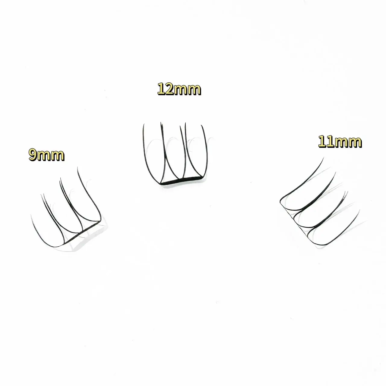Mixiaohe Makeup Artist Same Korean Lashes Thin Curved Band 9-12mm Light Natural Daily Korean Eye Makeup view 6