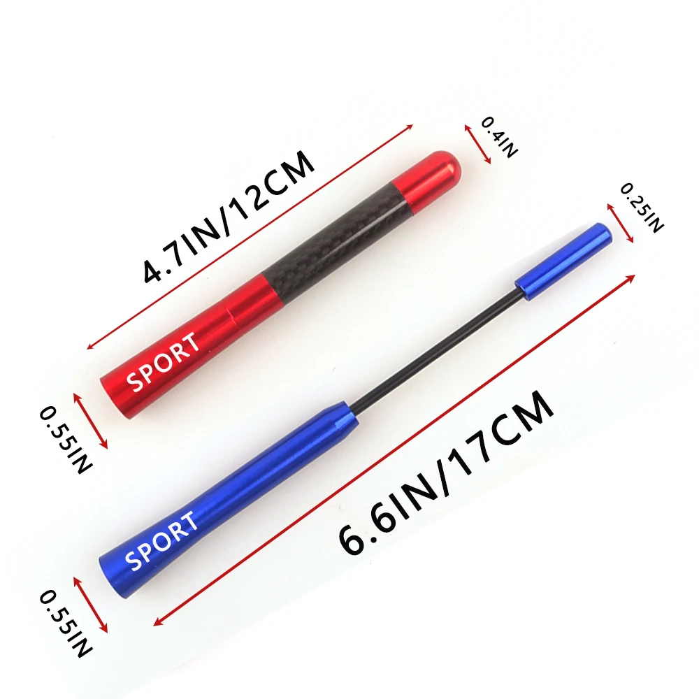 جديد 17 سنتيمتر السيارات هوائي السيارات ألياف الكربون راديو الجوي اكسسوارات السيارات ل سليل bbX FR-S الصمامات Hako iA iM iQ tC t2B xA xB xD