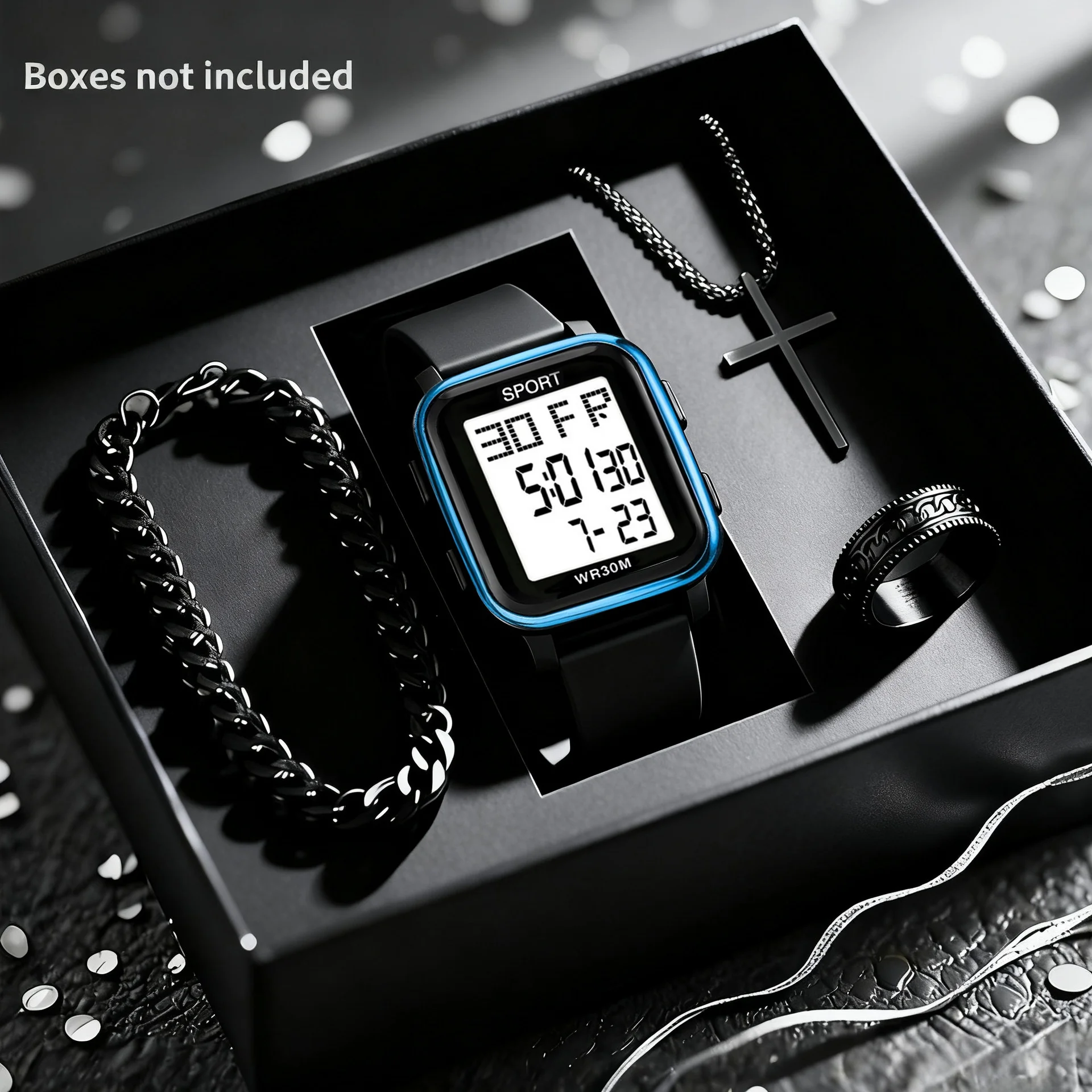 جديد عصري طالب الرياضة في الهواء الطلق الموقت الإلكترونية متعددة الوظائف ووتش مزيج نمط شعبية طالب التبعي #4