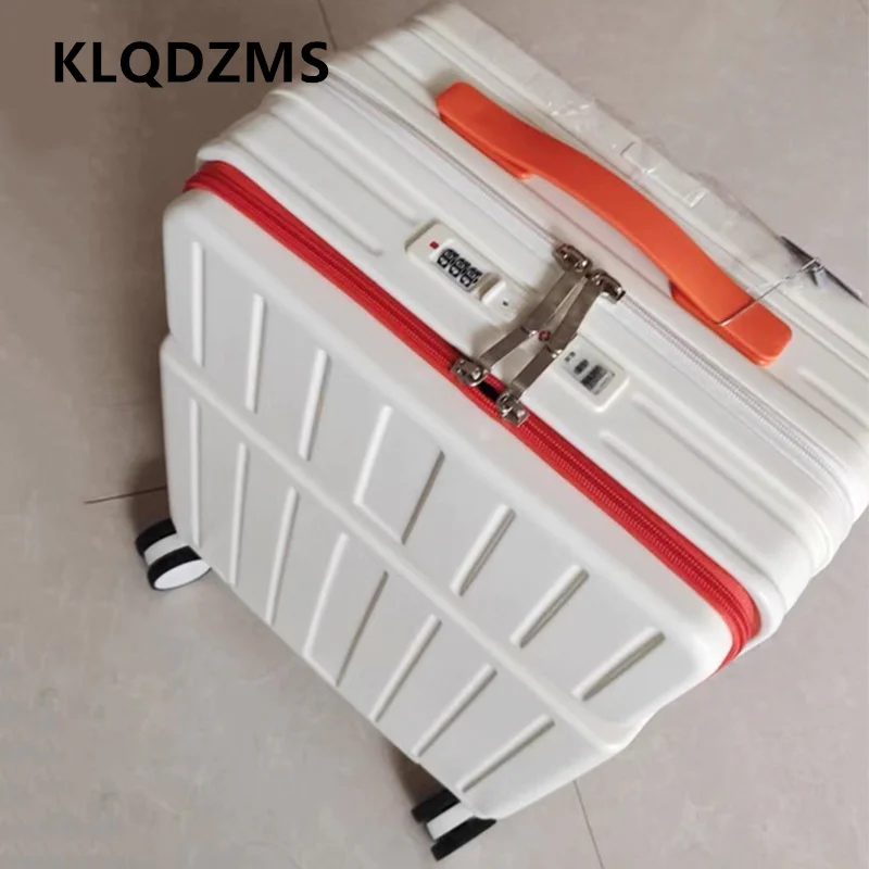 

KLQDZMS дорожный чемодан с передним отверстием для ноутбука, посадочный чехол, чехол на колесиках с зарядкой через USB, 20 дюймов, 22 дюйма, 24 дюйма, 26 дюймов, чемодан на колесах
