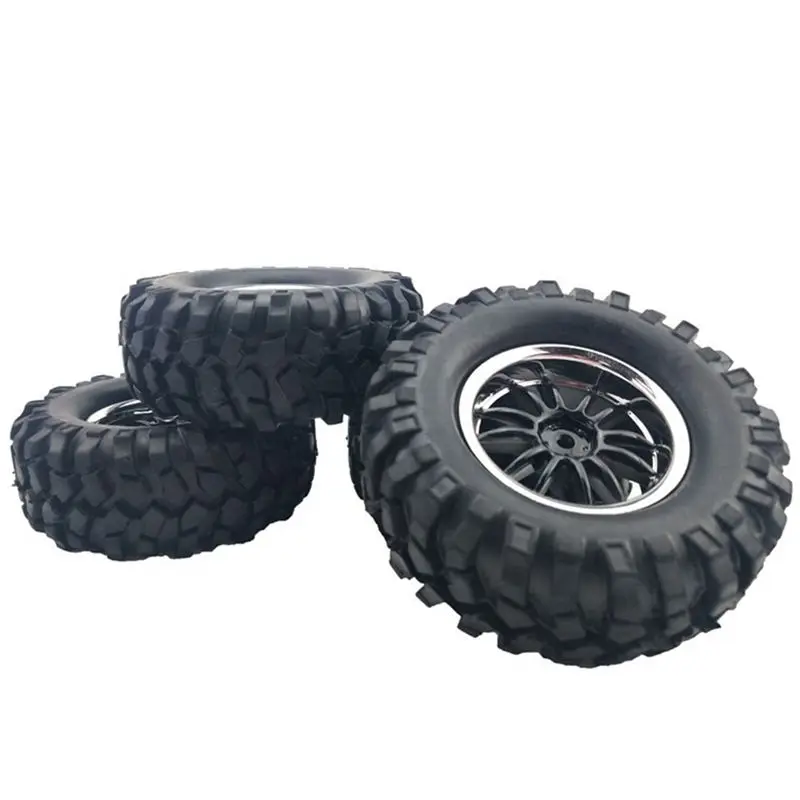 ABKN-4 Pcs For D90 F350 SCX10 CC01 1/10 Simulation Climbing Car 1.9 Inch 96MM Climbing Tire Upgraded