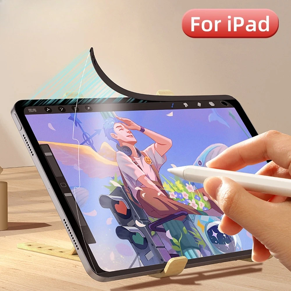 Für 2025 IPad Air 11/13 M3 M2 Magnetische Papiergefühlsfolie für IPad A16 11. 11 Pro12.9 10. 7. 8. 9. Mini 4 5 6 Displayschutzfolie