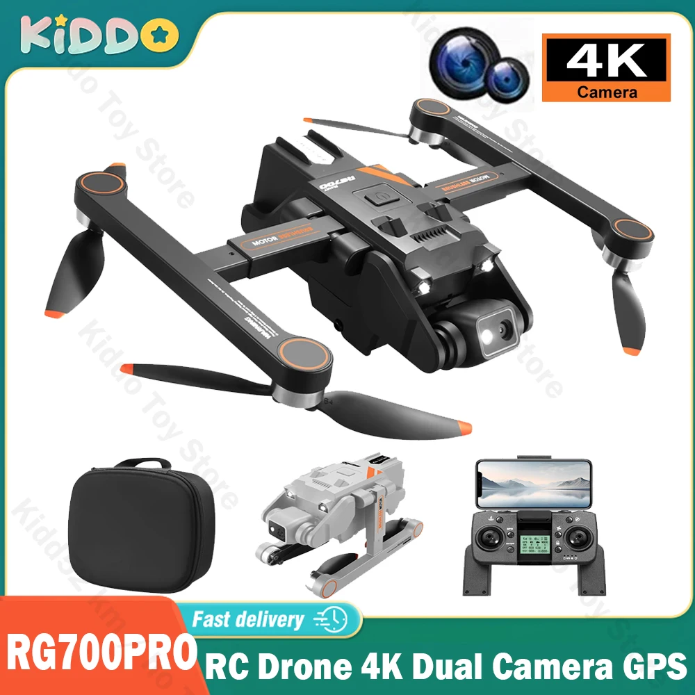 

RG700PRO RC Drone 4K Dual Camera GPS Four Axis Aircraft Brushless Obstacle Avoidance Optical Flow Positioning Aerial photography