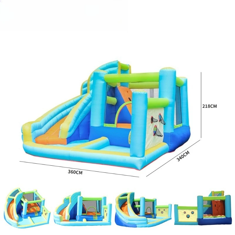 

Household inflatable castle, household castle indoor children's playground inflatable trampoline small