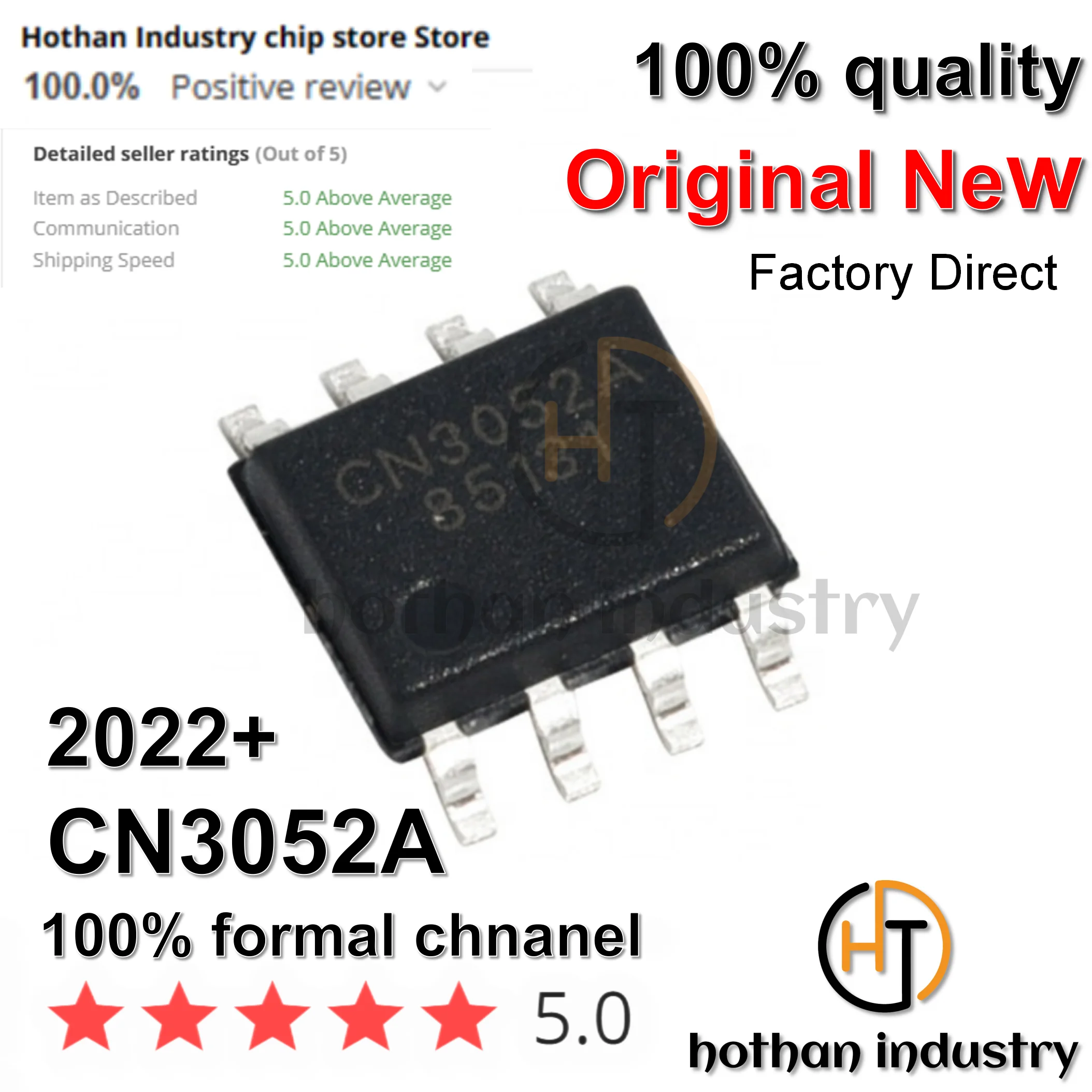 【10pcs】CN3052A CN 3052A High Quality New 100% Original Lithium battery charge management chip