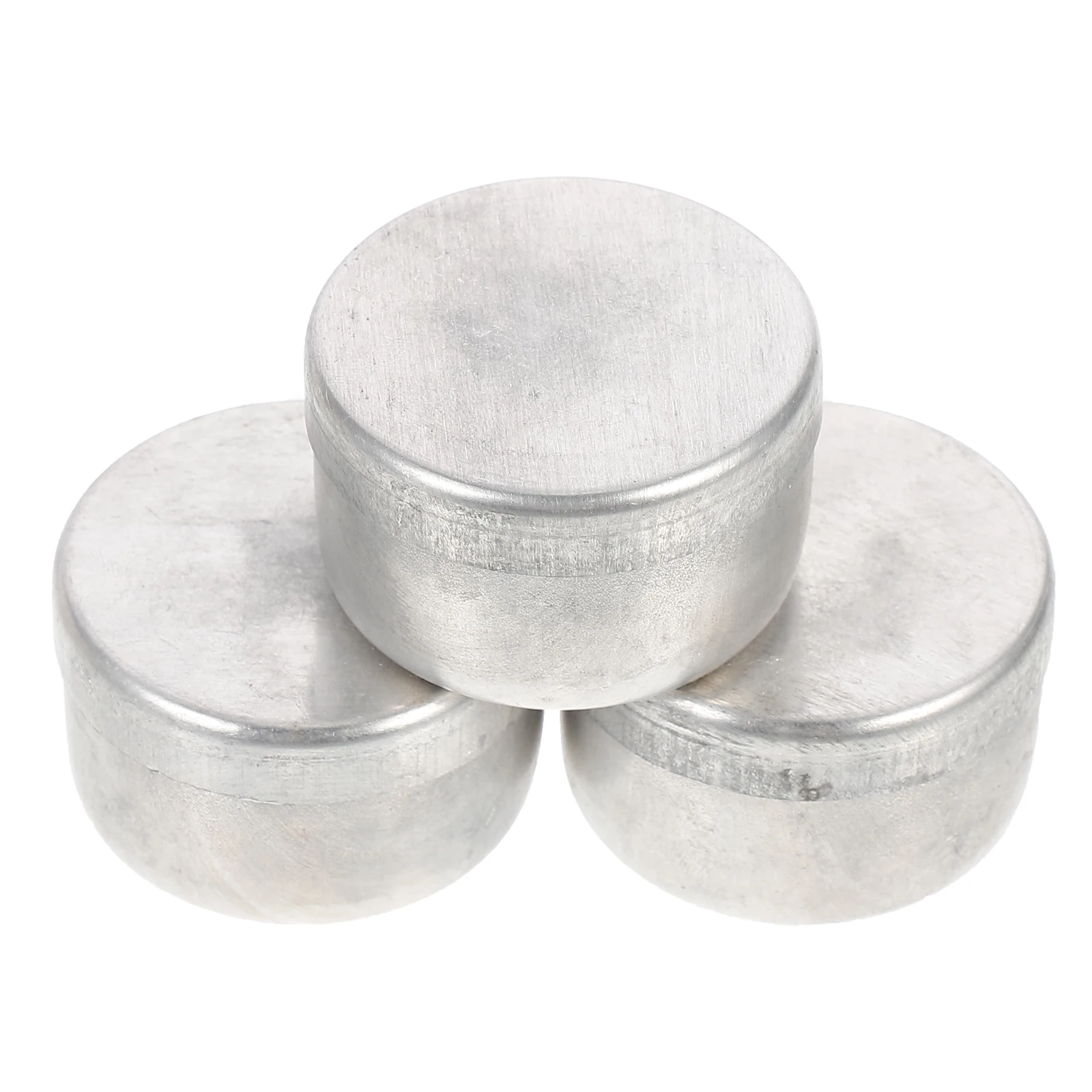 

3 Pcs Miniature Aluminum Weighing Bottle Jar Experiment Dishes Laboratory Holder