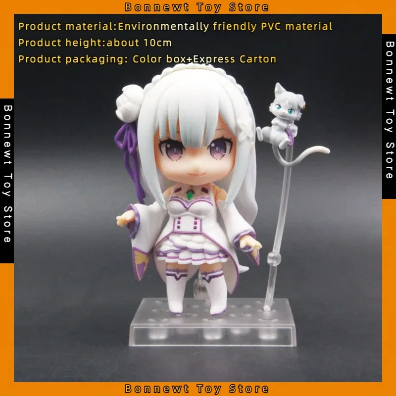 

10cm Re:Life in a different world from zero Q version Nendoroid 751 Emilia movable face-changing figure model