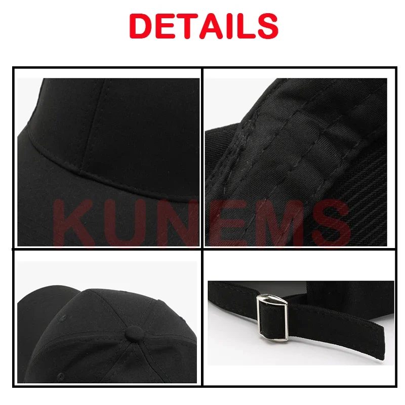 KUNEMS Custom Logo Embroidery Baseball Cap for Men and Women Brand Design DIY Picture Print Summer Sun Hats Unisex Wholesale