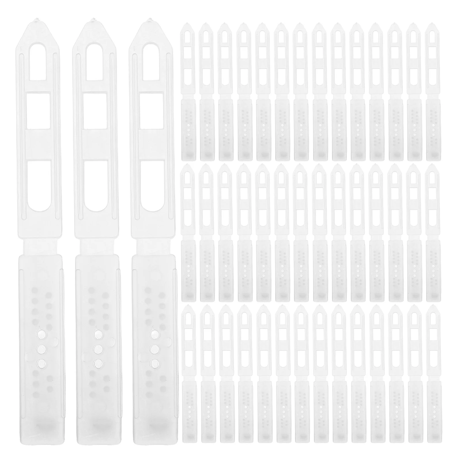 

100pcs Frog Snap Clips Blank Pp Barrettes For Hair Accessories Craft Making Small Plastic Hair Clamps Diy Jewelry Making