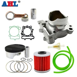 AHL Motorcycle Cylinder Piston Rings Gaskets Valve Connecting Rod Kit STD 77mm For KAWASAKI KX250F KXF250 KX 250F 2009-2016